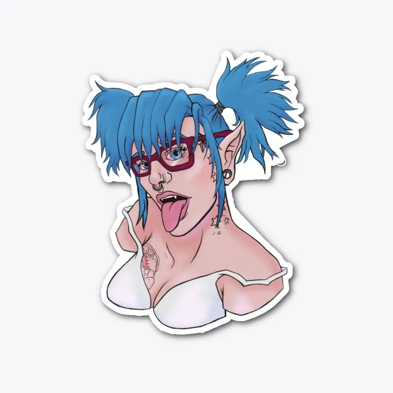 Positive Pixie sticker