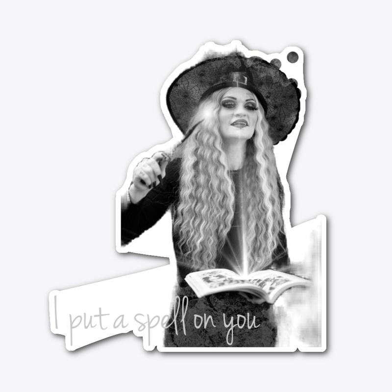 Witch cutout sticker 